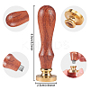 Miss You DIY Scrapbooking Wax Seal Stamp with Wooden Handle AJEW-WH0208-1242-2