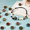 18Pcs Natural Indian Agate European Beads G-DC0001-58-5