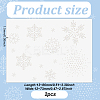 Snowflake Shape Hotfix Rhinestone DIY-WH0399-76A-2