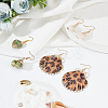 3 Pairs 3 Styles Natural Shell Dangle Earrings EJEW-AN0002-76-7