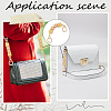 2Pcs Square Resin Beaded Bag Extension Chains PURS-GF0001-07B-4