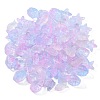 100Pcs Transparent Spray Painted Glass Beads GLAA-CJ0002-13-6