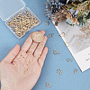 120Pcs 6 Styles 304 Stainless Steel Open Pendants STAS-AR0002-58G-3