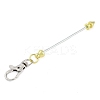 Alloy Beadable Pendant Decorations KEYC-D288-01G-3