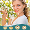 100Pcs 4 Styles Brass Spacer Beads KK-PH0006-68-6