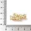 Brass Micro Pave Cubic Zirconia Box Clasps KK-A227-18G-3