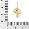 Brass Micro Pave Cubic Zirconia Pendants LS-KK-S514-04F-G-3