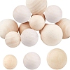 Natural Wooden Round Ball WOOD-PH0001-17-WH-1
