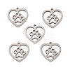 Non-Tarnish 201 Stainless Steel Pendants STAS-T046-JN253-1-2