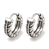 316 Surgical Stainless Steel Hoop Earrings EJEW-D096-09E-AS-1