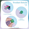 AHADERMAKERS 60pcs 6 colors Resin Rhinestone Beads RESI-GA0001-26-4
