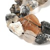 Raw Rough Natural African Black Opal Beads Strands G-M453-D02-4
