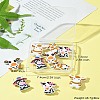 10Pcs 5 Styles Cattle Food Grade Eco-Friendly Silicone Focal Beads SIL-CJ0001-68-9