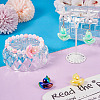 80Pcs 20 Style UV Plated Acrylic Beads SACR-TA0001-31-7