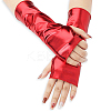 PU Leather Fingerless Gloves AJEW-WH20018-116C-1