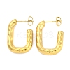 Ion Plating(IP) 304 Stainless Steel Stud Earrings EJEW-H013-23G-1