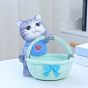 Cute Resin Cat Figurines PW-WG66233-01-1