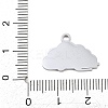 304 Stainless Steel Pendants SA-CBAE30B-03F-P-3
