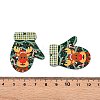 Christmas Theme Printing Acrylic Pendants BACR-N002-01C-3