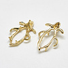 Brass Rhinestone Setting Findings KK-S347-140-1