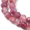 Natural Pink Tourmaline Beads Strands G-RM250101-C4-4