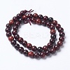 Imitation Burmese Wood Beads Strands X-WOOD-J001-03-8mm-1-2