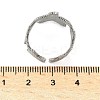 304 Stainless Steel Open Cuff Rings for Women LS-RJEW-U060-01A-P-3