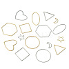  Jewelry 40Pcs 16 Style Alloy Linking Rings FIND-PJ0001-27-3