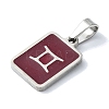 304 Stainless Steel Pendants STAS-C097-56P-01-2