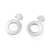 Tarnish Resistant Smooth 304 Stainless Steel Charms LS-STAS-M281-04P-2