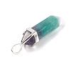 Natural Fluorite Double Terminated Pointed Pendants G-E364-A10-4