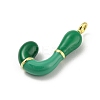 Brass Enamel Pendants KK-E093-03G-J-2