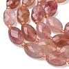 Natural Strawberry Quartz Beads Strands G-A295-A09-01-4