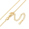 Brass Cable Chain Necklaces LS-NJEW-B119-08G-1