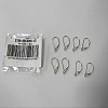 4 Pairs 925 Sterling Silver Leverback Hoop Earrings Findings STER-BBC0001-82-1