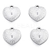 Non-Tarnish 201 Stainless Steel Pendant Rhinestone Settings STAS-N098-261P-2