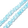 Transparent Glass Beads Strand GLAA-F112-02F-2