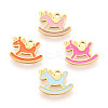 304 Stainless Steel Enamel Charms STAS-T065-49G-1