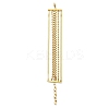 304 Stainless Steel Chains Multi-strand Bracelet for Women BJEW-G674-01A-G-2