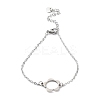 Tarnish Resistant 201 Stainless Steel Link Bracelets with Cable Chains LS-BJEW-P297-01P-A-1