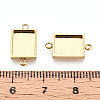 304 Stainless Steel Connector Cabochon Settings STAS-N115-41G-3