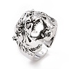 Tiger Head Wide Band Rings for Men LS-RJEW-F126-06AS-2
