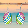 Easter Egg Acrylic Dangle Earrings FS-WG73047-01-1
