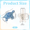2Pcs Resin Turtle Display Decorations AJEW-WH0752-311-2