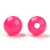 Opaque Plastic Beads LS-X-KY-T005-6mm-625-2