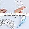 201 Stainless Steel Bra Underwire FIND-WH0421-34A-6