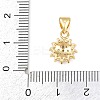 Brass Micro Pave Cubic Zirconia Pendants KK-H525-04G-3