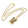 304 Stainless Steel Tarot Pendant Necklaces NJEW-A026-01G-01-3