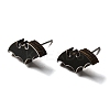 Wood Stud Earrings EJEW-Z054-02P-1