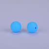 Round Silicone Focal Beads SI-JX0046A-14-2